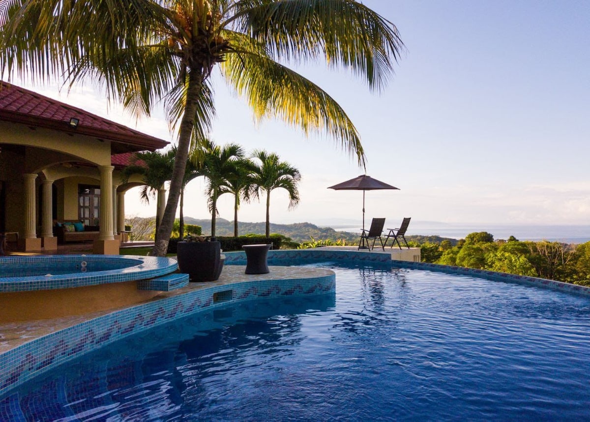 180º Sea-view Villa with jungle & infinity pool