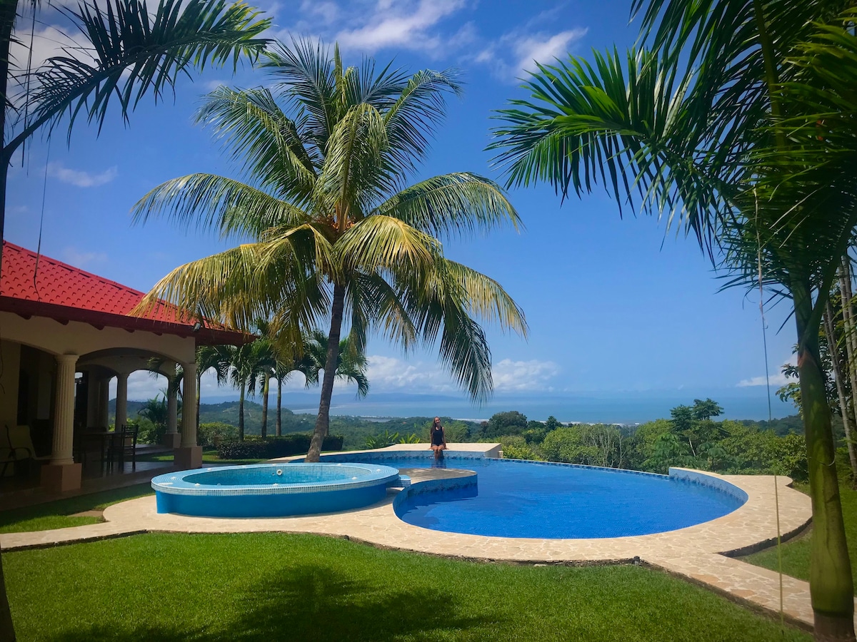 180º Sea-view Villa with jungle & infinity pool