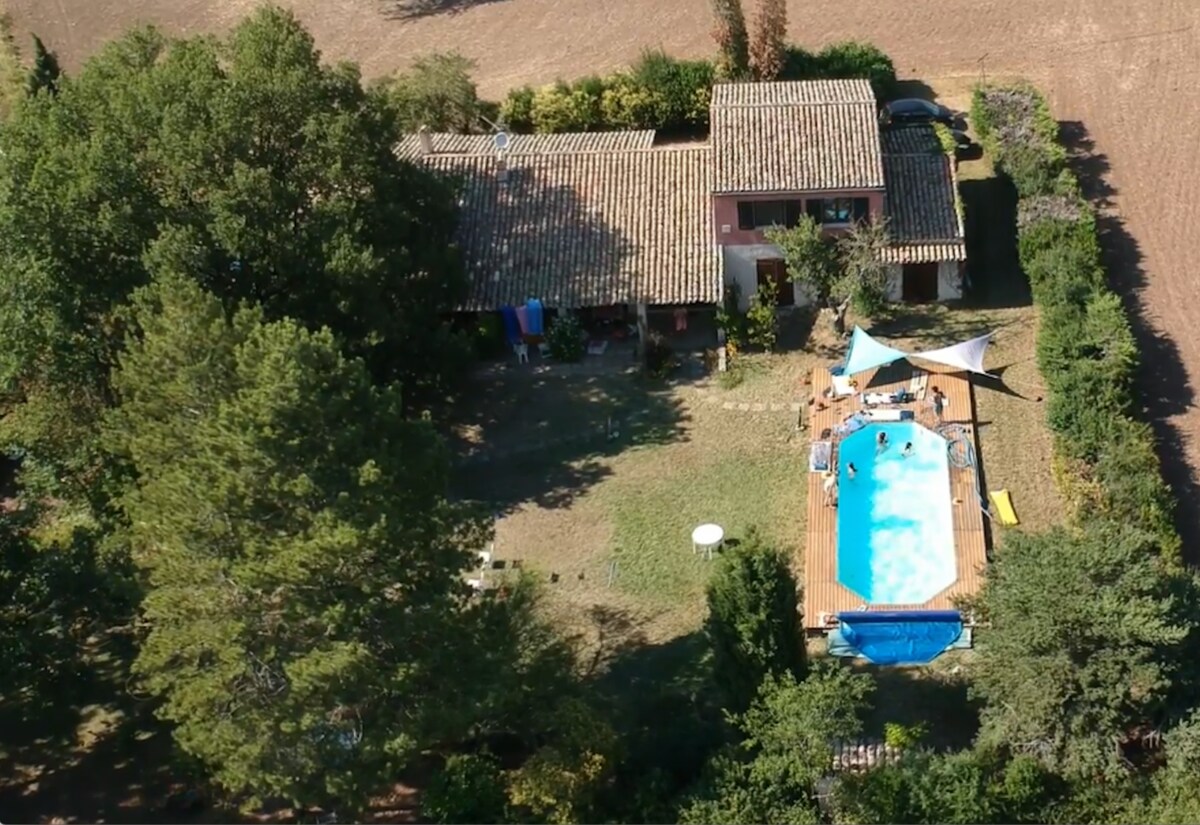 Notre maison de campagne avec piscine