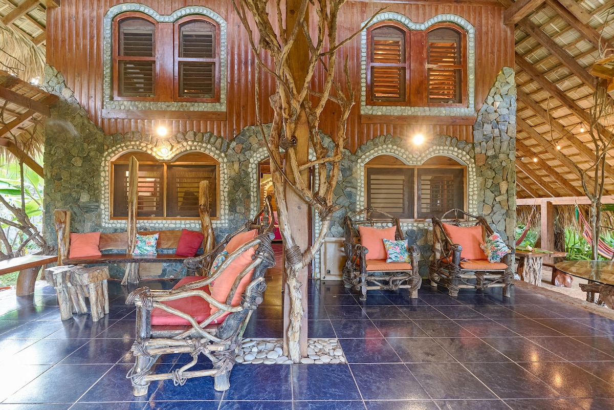 度假木屋# 4加勒比海，带泳池的大别墅