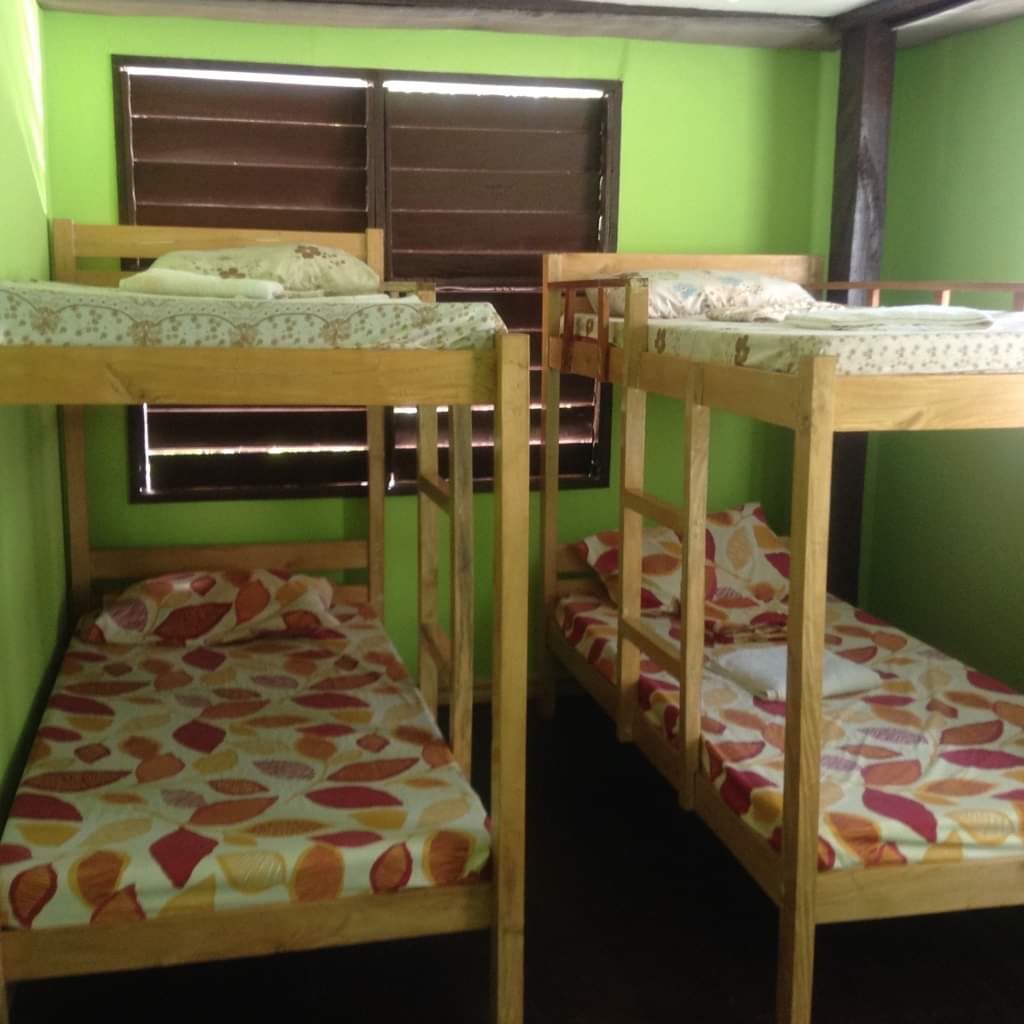 2 Single beds in a dormitory