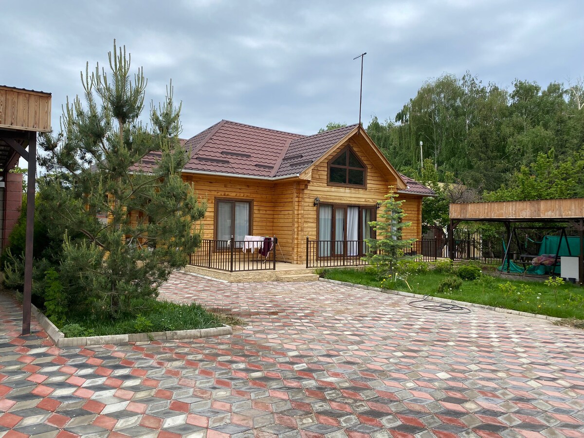 Cottage at Issyk Lake.