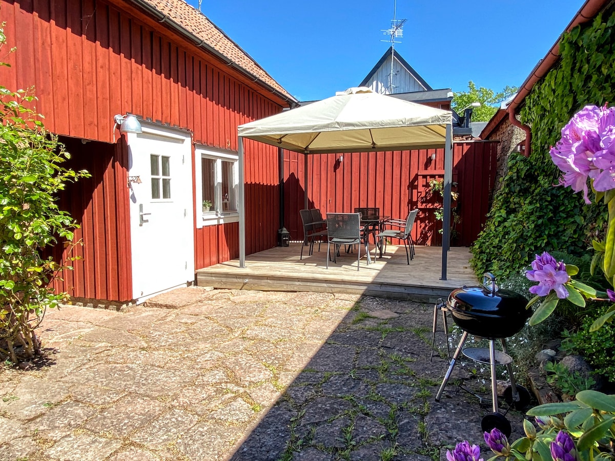 博尔戈姆（ Borgholm ♥）私人庭院的乡村小屋