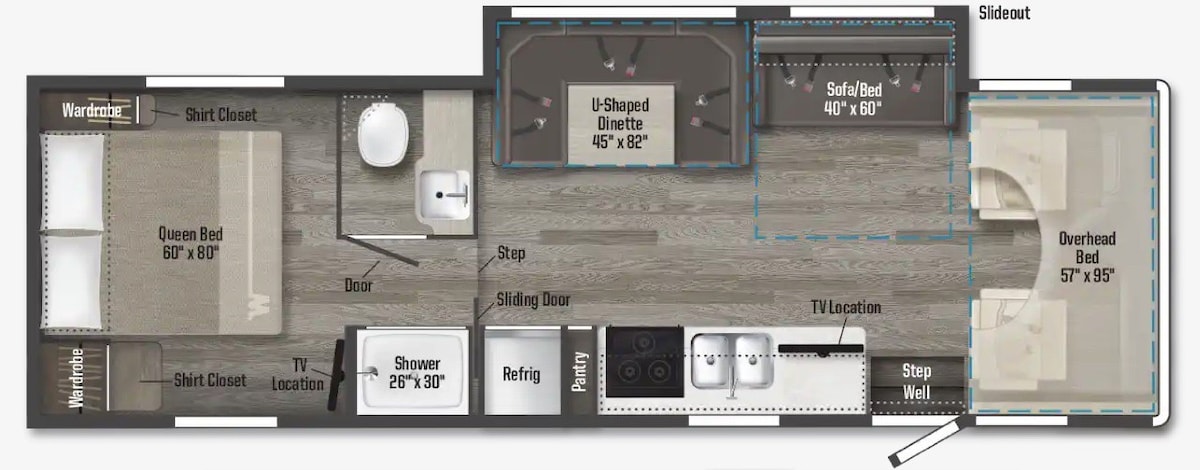 The RV Suite at Dutchessby Falls