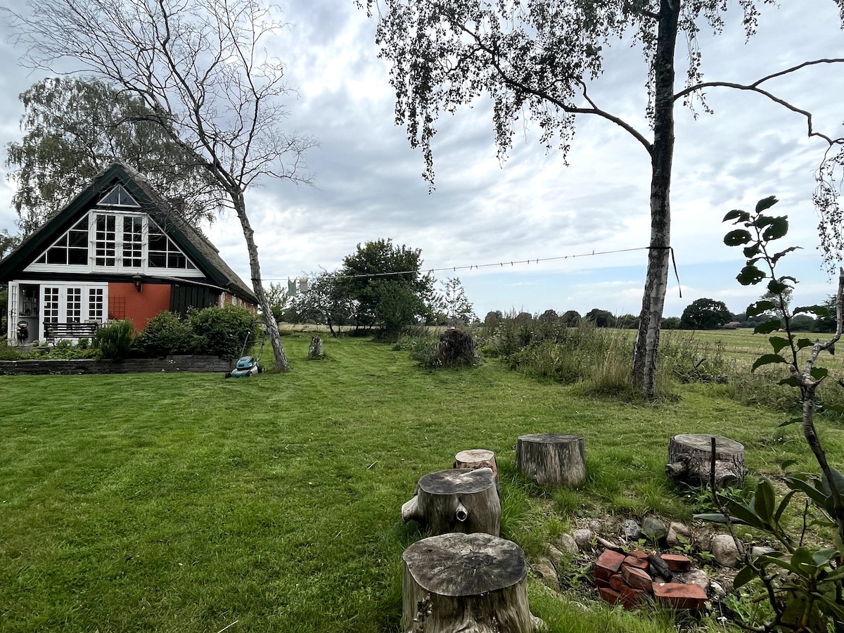 Idyllisk sommerhus på landet