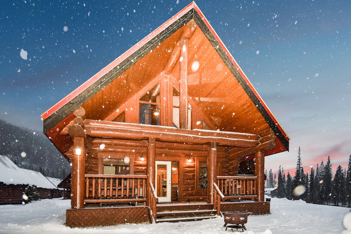 徒步或滑雪的美妙落基山小屋度假胜地