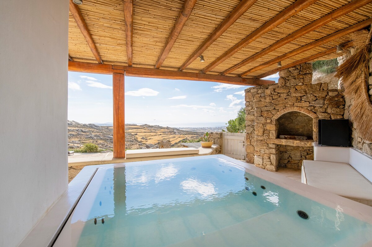 Hyperion Villa | Sea & Sunset view| Heated Jacuzzi