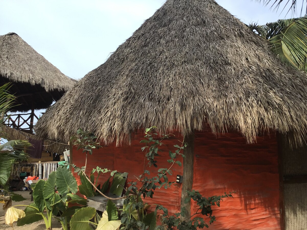 cabaña tipo estudio en playa de yelapa