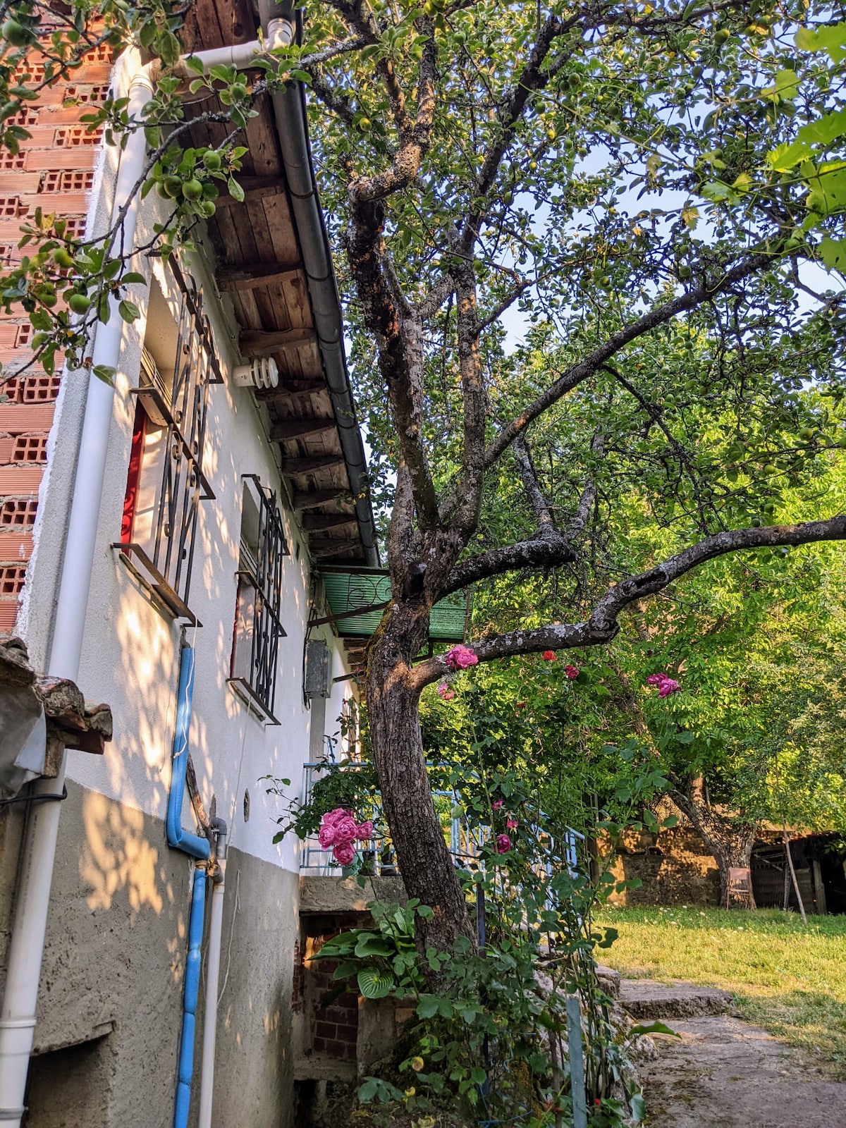 Casa de montaña con jardín en León