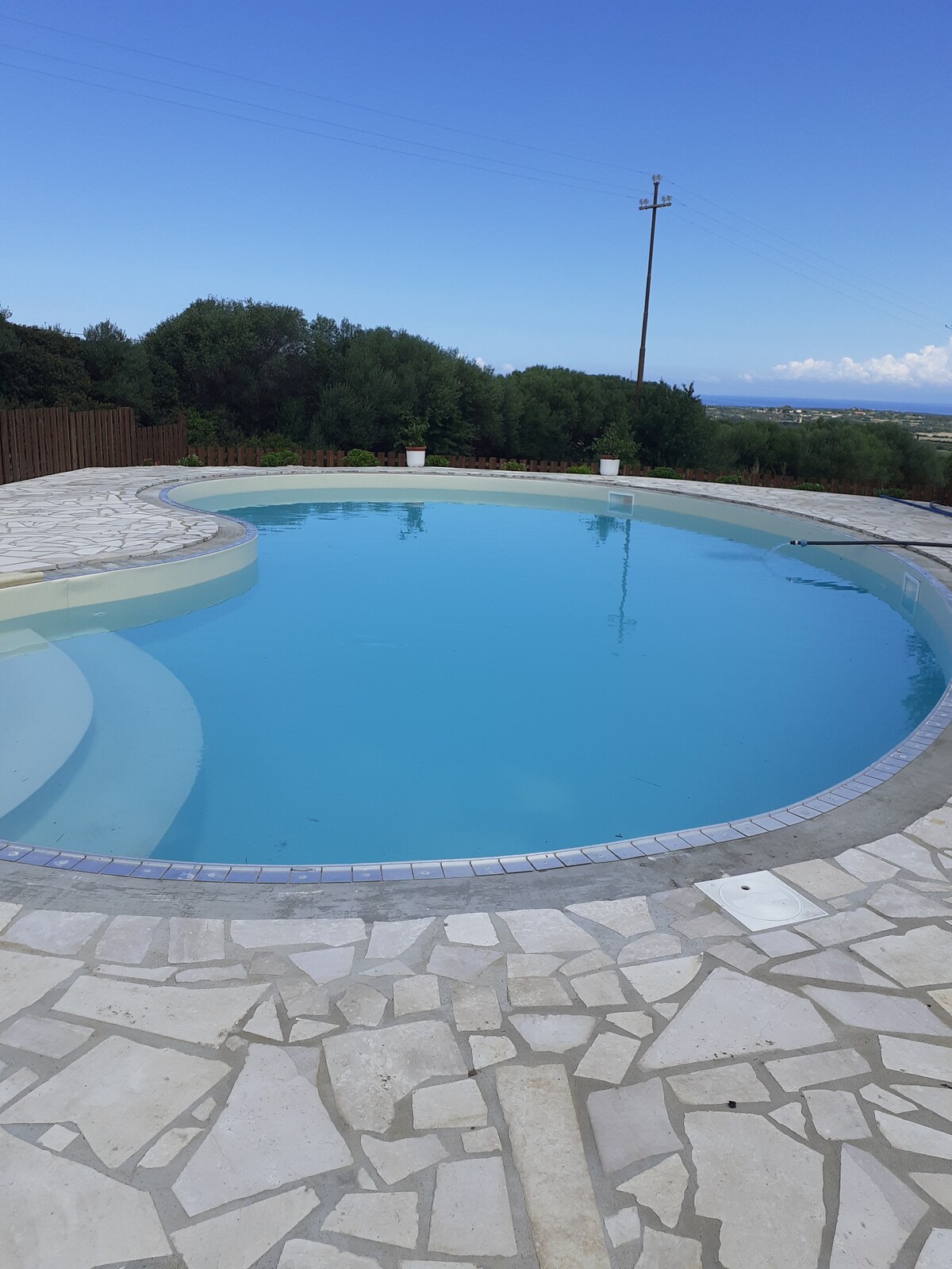 appartamento  lentischio vista mare con piscina