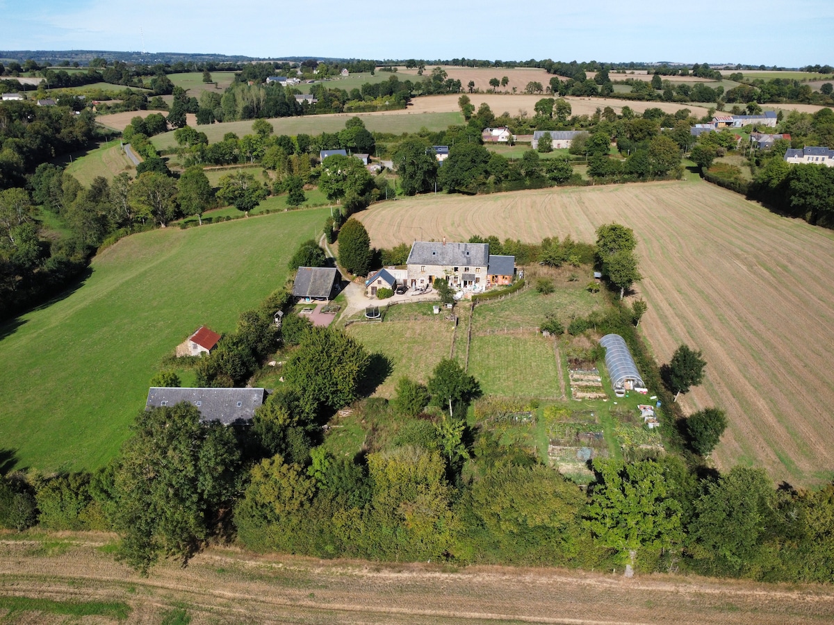 Converted hay barn on the edge of Swiss Normandy