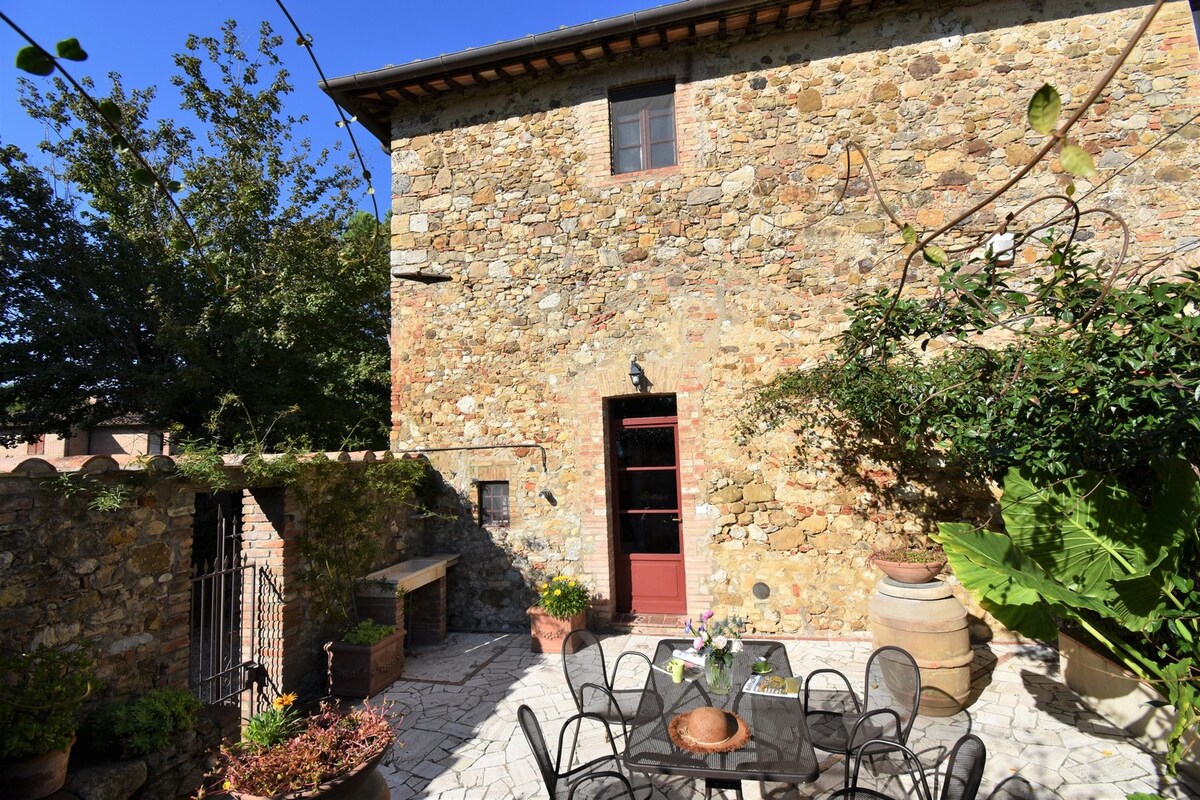 Cozy apartment near Siena,  with terrace and pool