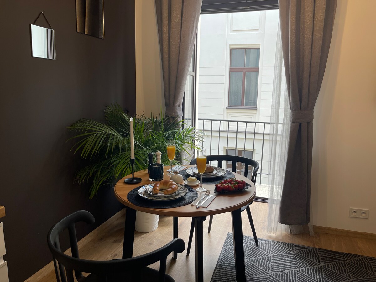 Apartament z balkonem