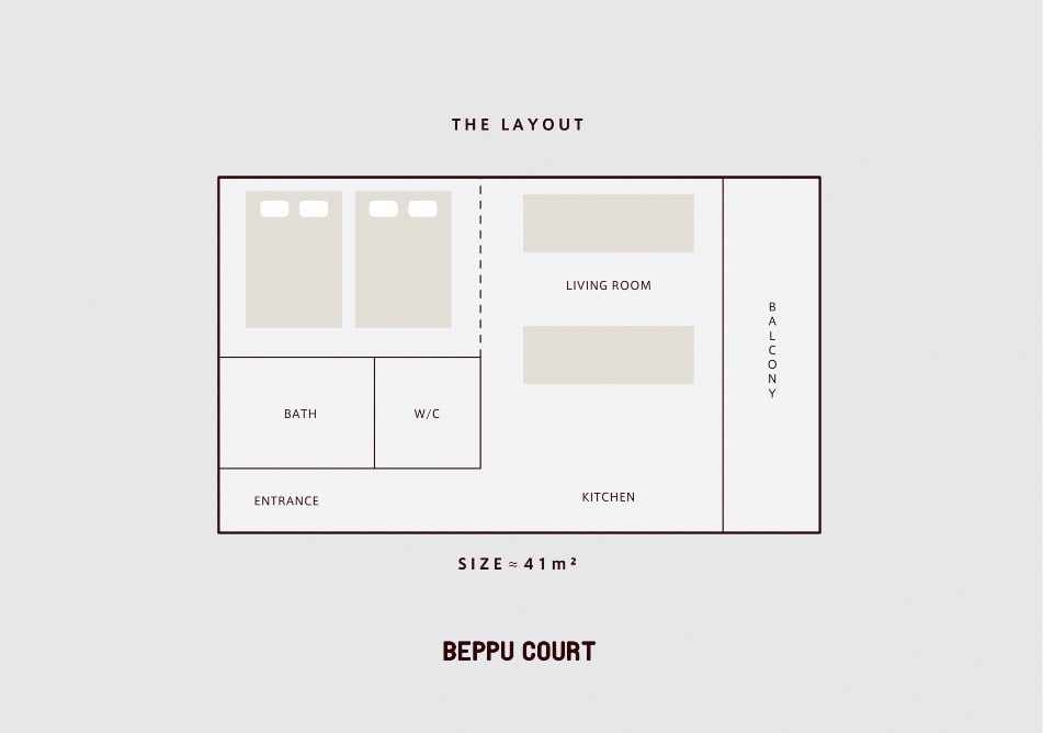 BEPU COURT *翻新*免费停车*距离车站7分钟