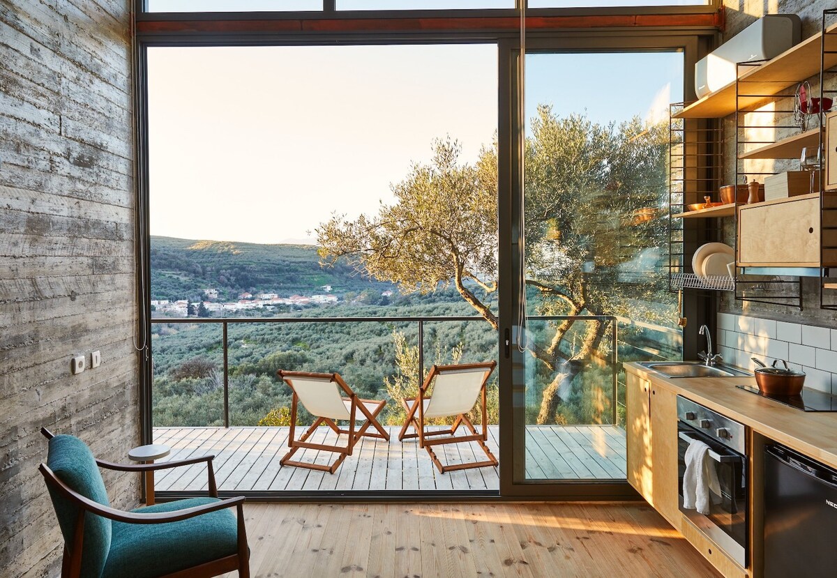 Minimalist Sanctuary with Valley and Sea View