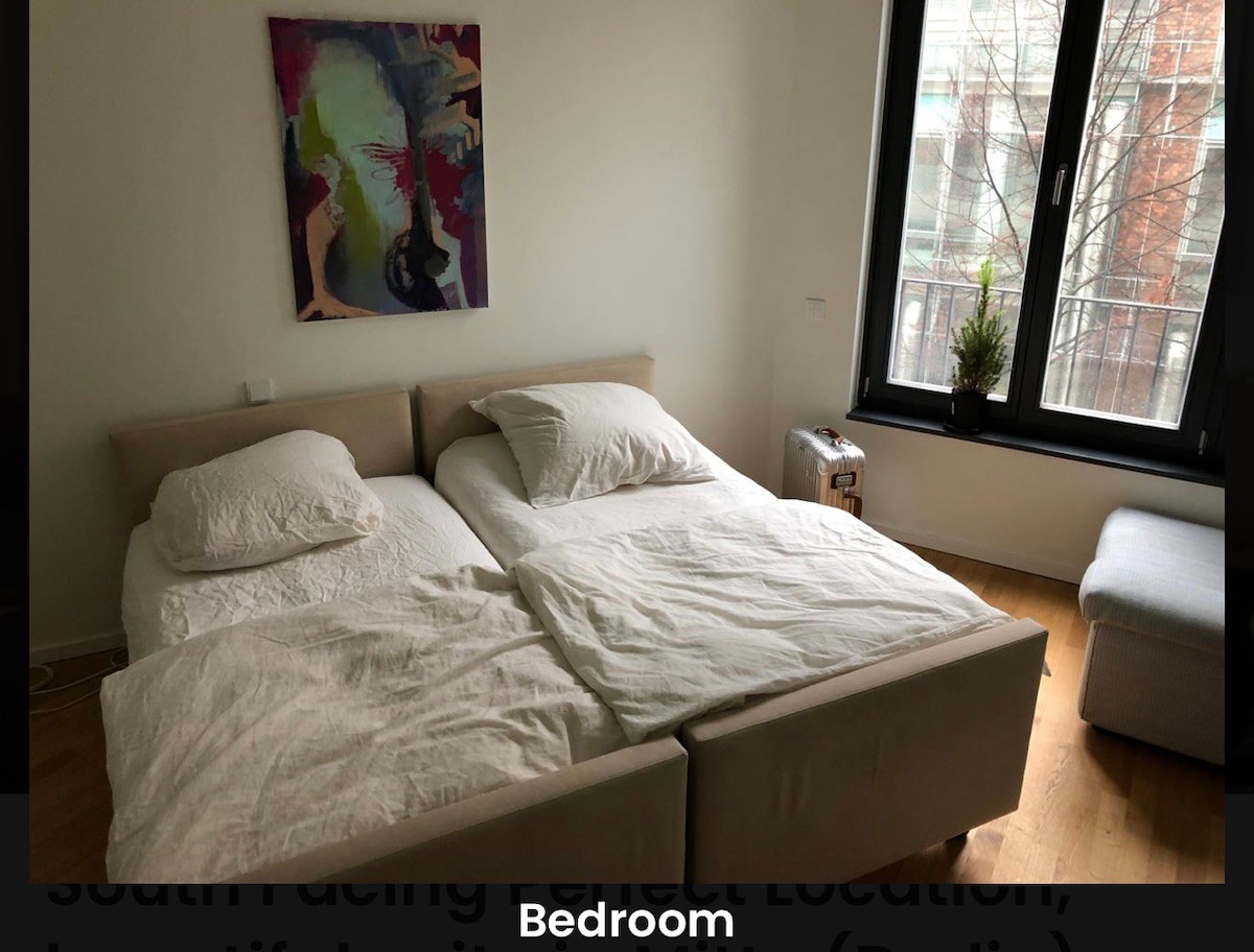 柏林市中心最佳XL灯光填充2间卧室Mitte