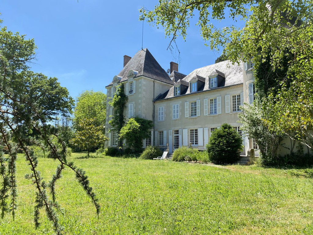 Château Domaine du Fan的宽敞明亮房间