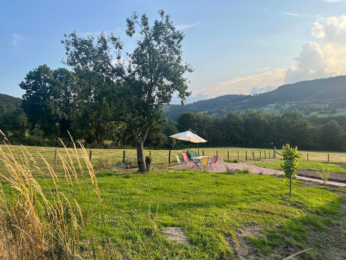 House with a view, 1-6 pers, Teilhet, Auvergne