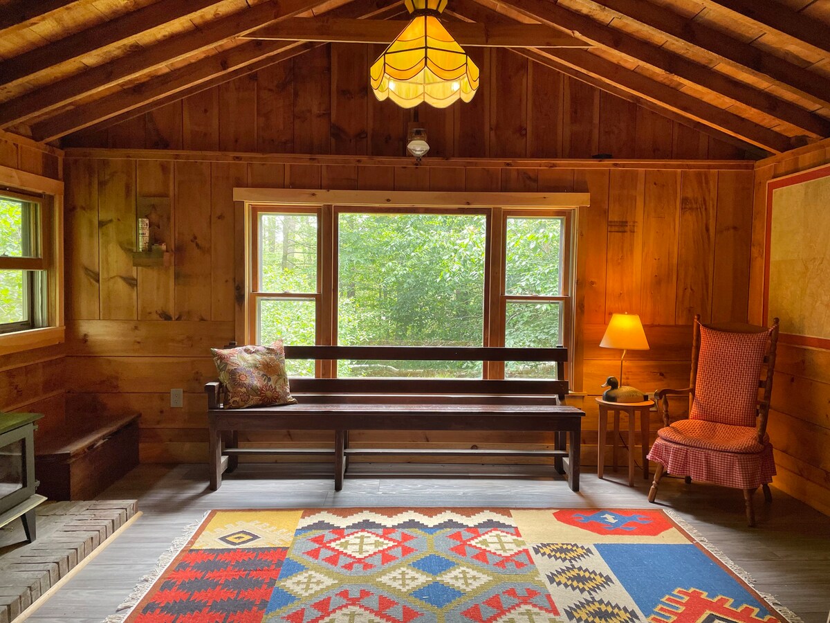 Off-the-Grid Cabin in the Forest