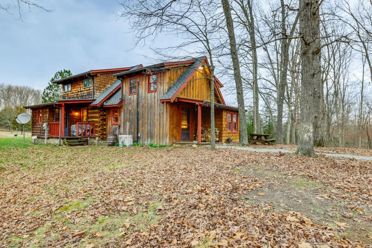 Private Log Cabin on 17 Acres