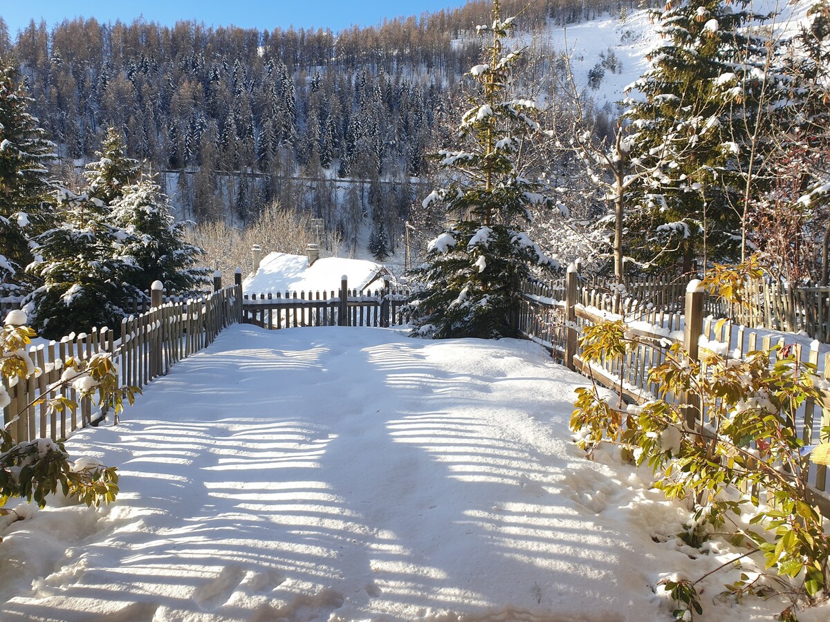 Les Marmottes : Jardin, proche centre, cheminée !