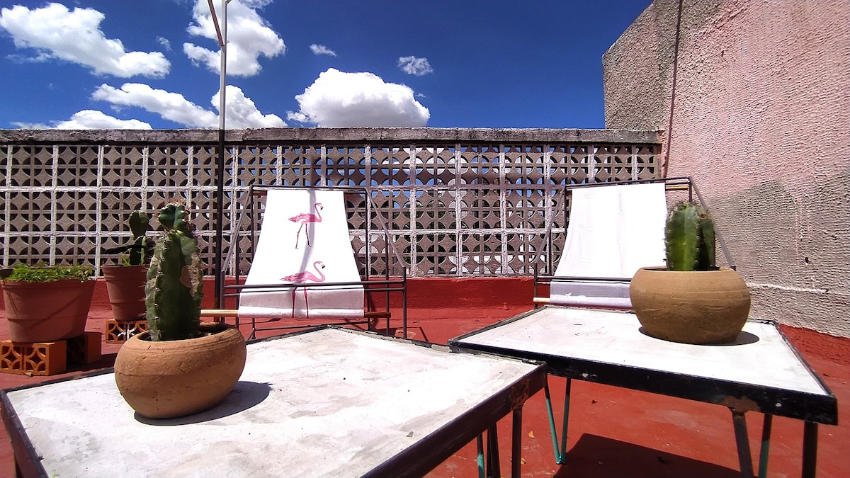 Cool & Comfy Loft, Chapultepec Area, Chécalo!