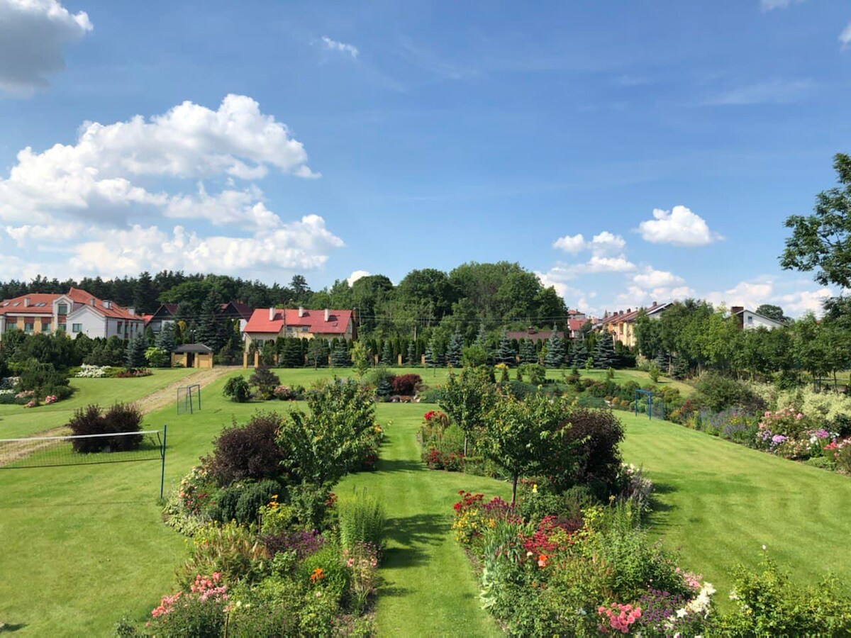 Sokółka Dom Apartament w pięknym parku z basenem