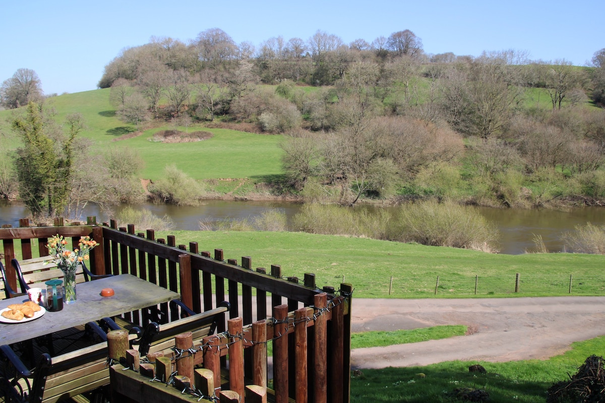 Shropshire Getaways Riverside Glamping Pod