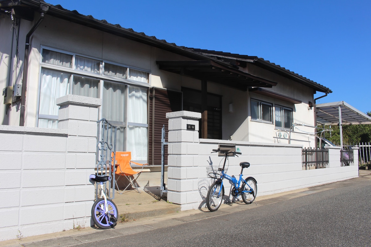 Whole  house  rental 、有wifi ！紧邻海中道海滨公园，步行仅3分钟！有停车场