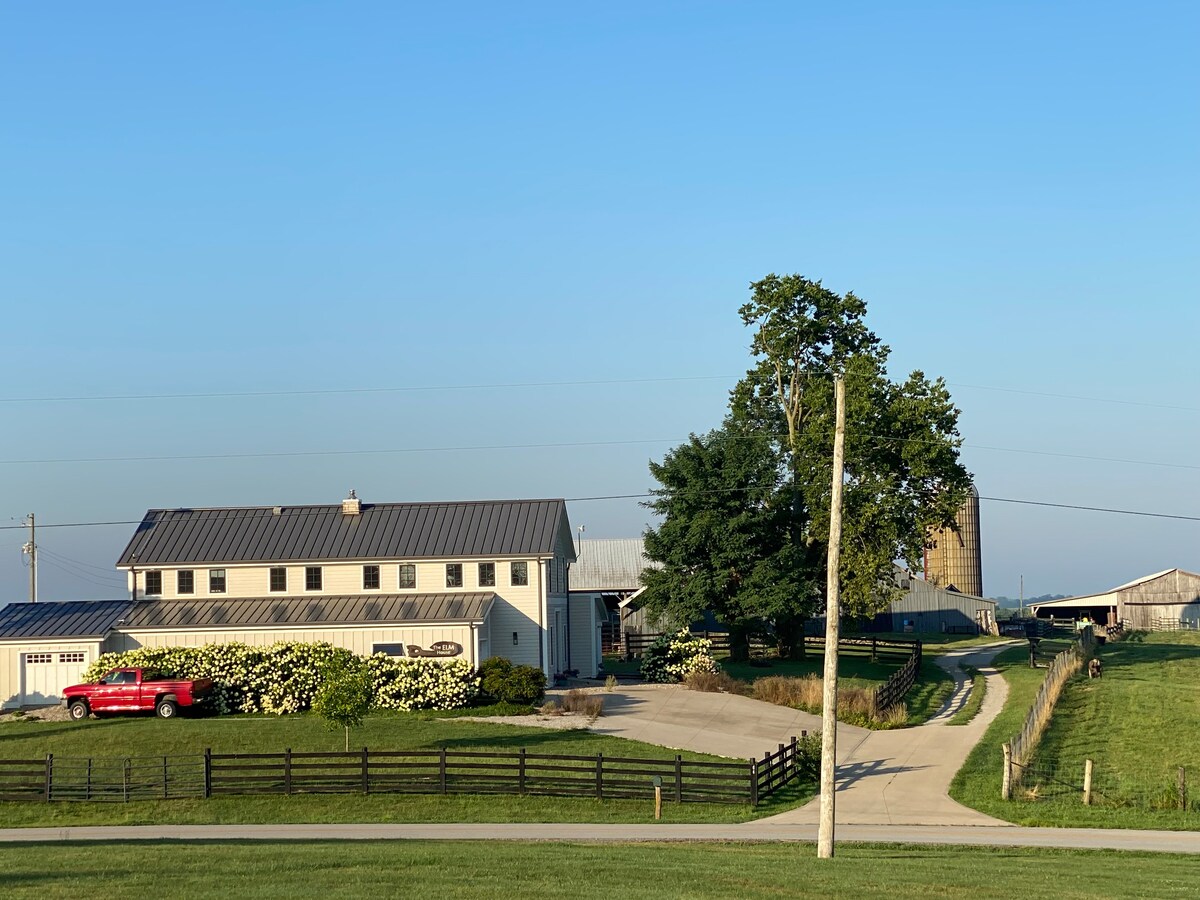 Scenic Work Farm & Barn Retreat. ELM House EAST