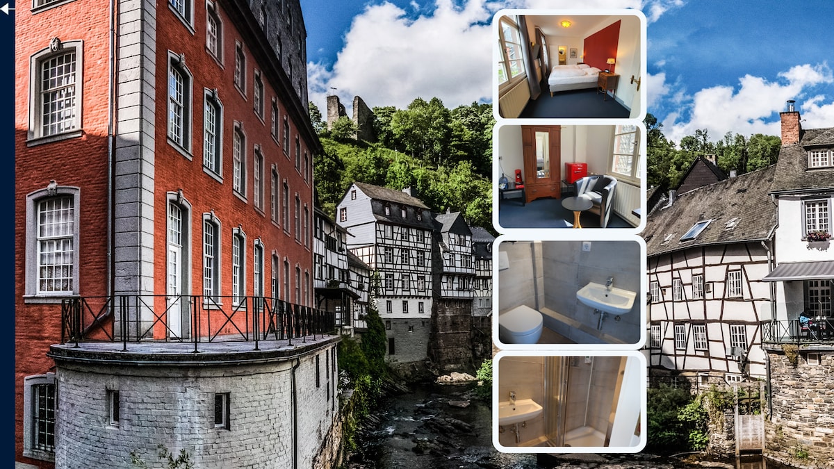 Rurzimmer- zentral in Monschau mit Flussrauschen