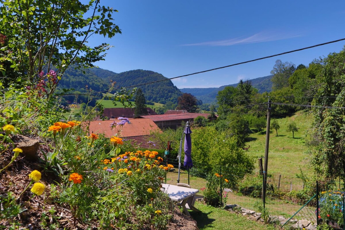 GÎTE Vaufrey "Le Bleuet"放松身心