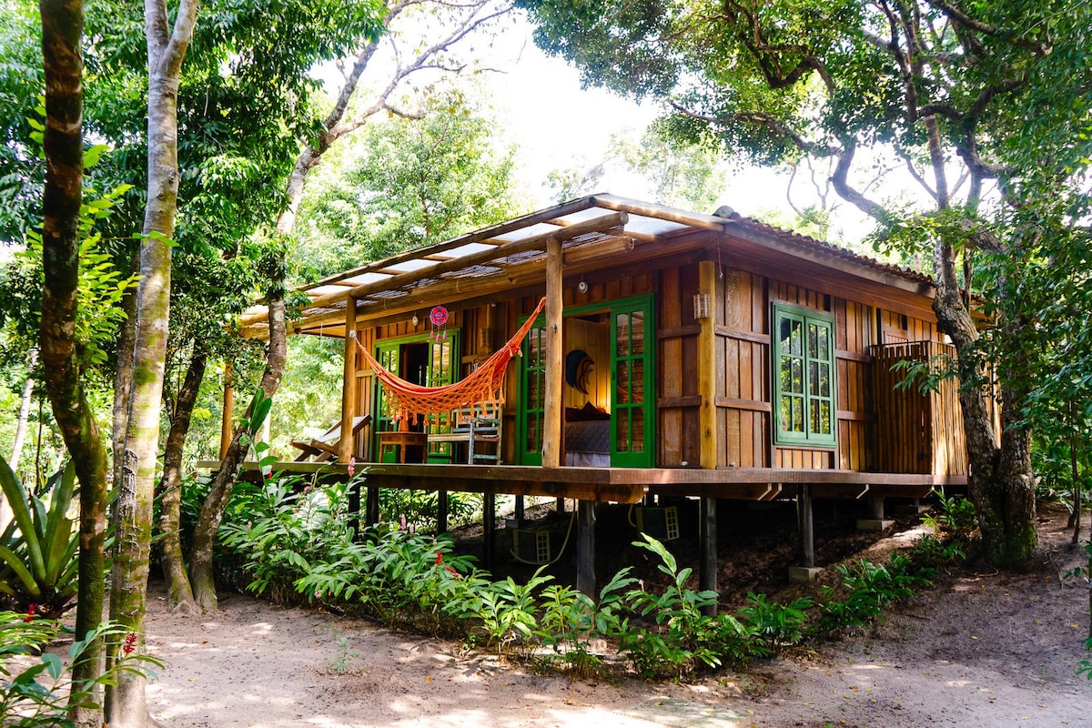 Bungalow Privativo Praia de Algodões Pura Natureza