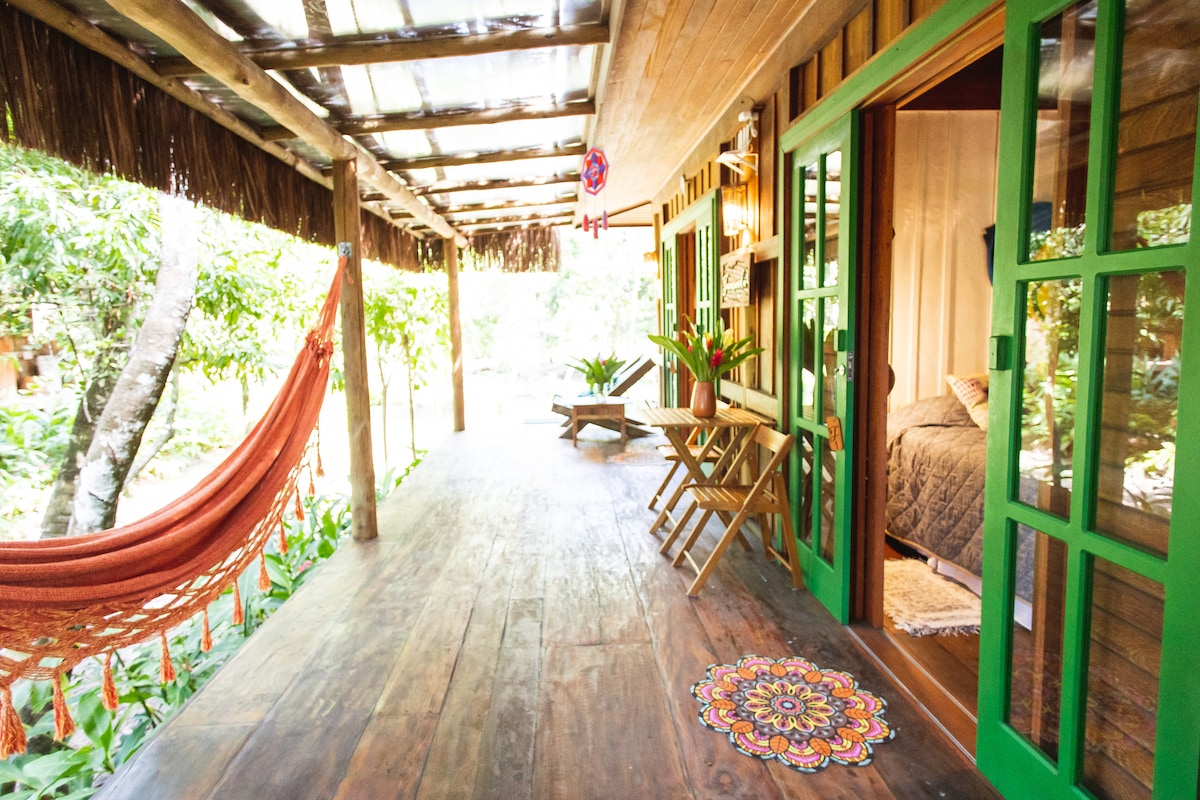 Bungalow Privativo Praia de Algodões Pura Natureza