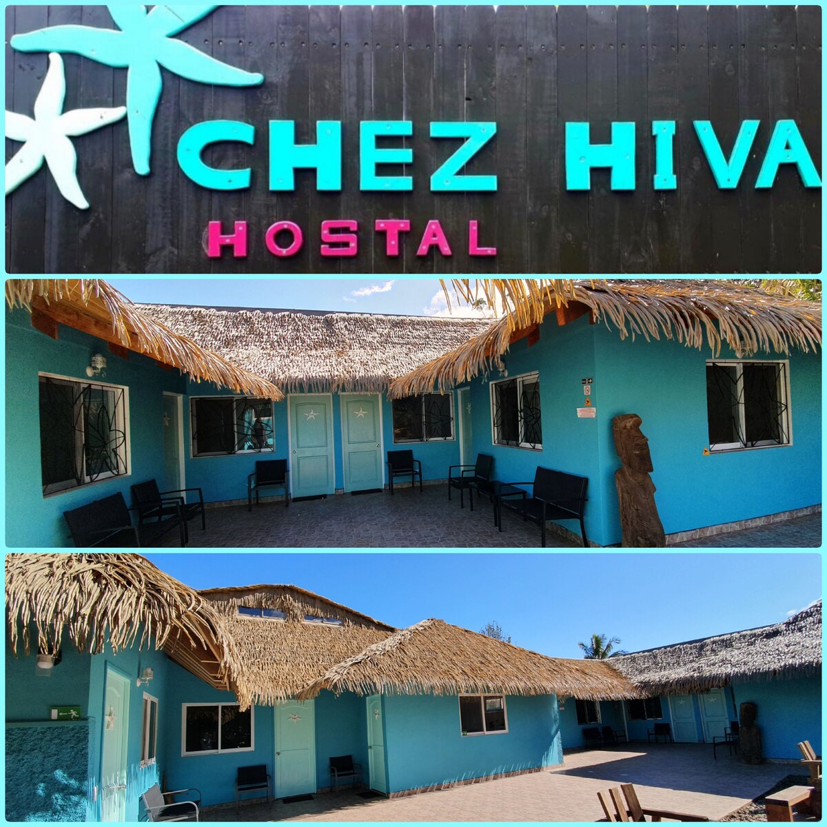 「CHEZ HIVA」： TIARE 6 - Town & Beach （ 2-3p ）