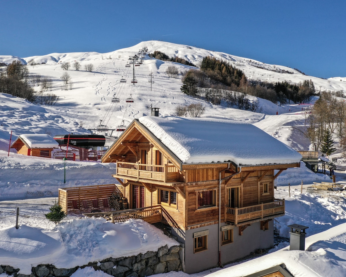 度假木屋立面滑雪道15p （ Etoile Filante ）