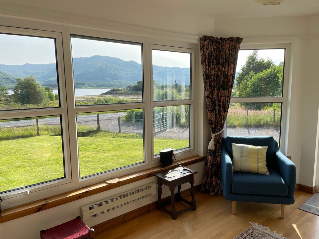 Beautiful views at spacious west Highland retreat