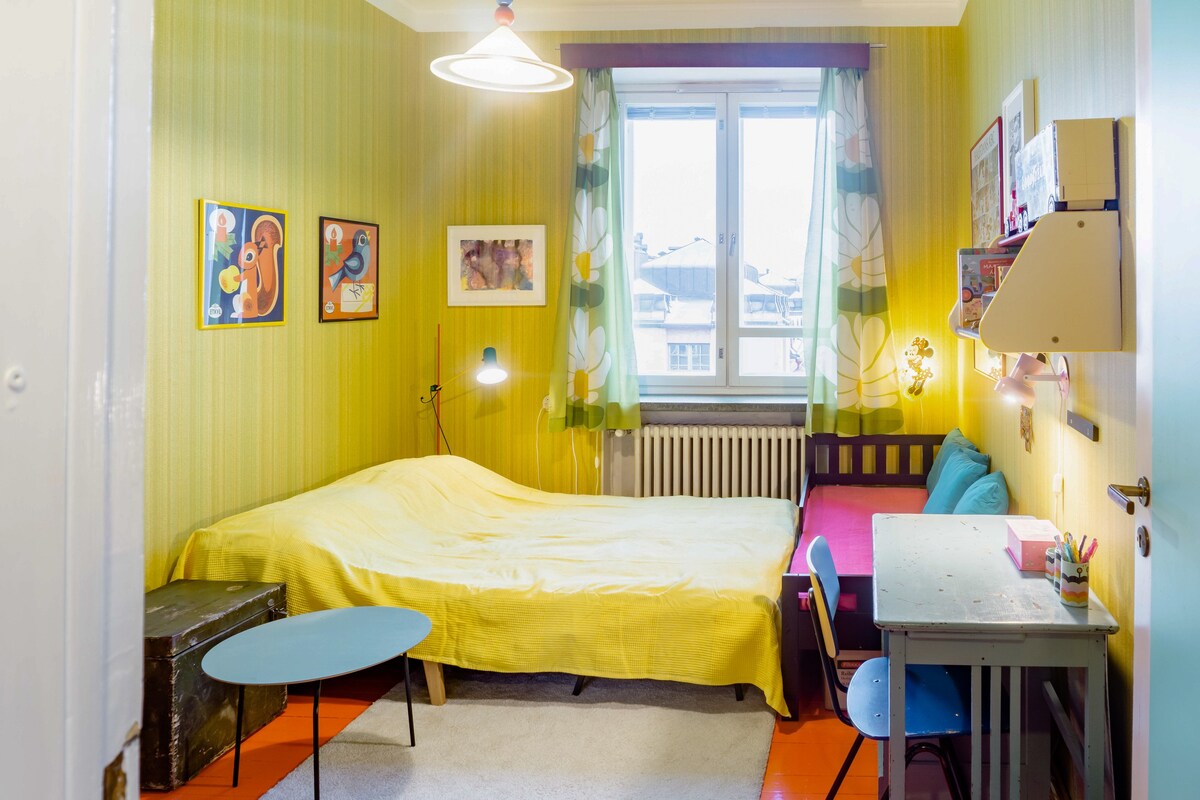 时尚Hakaniemi/Kallio的120平方米设计公寓！