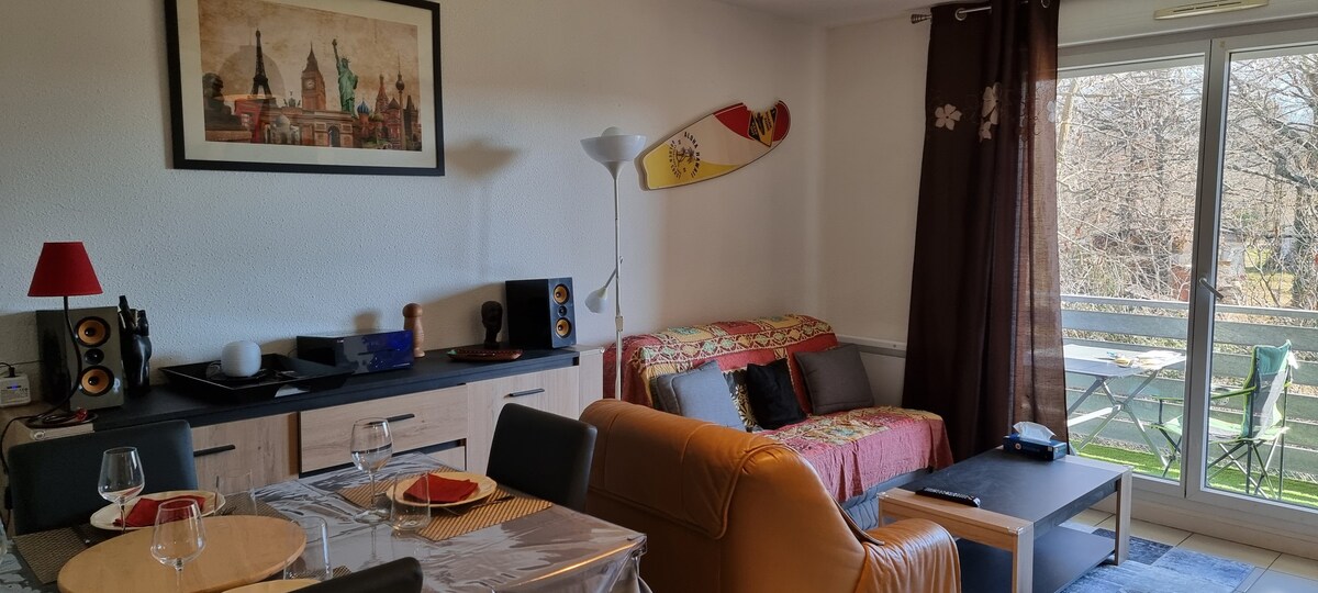 Appartement 3* deux chambres, confortable et calme