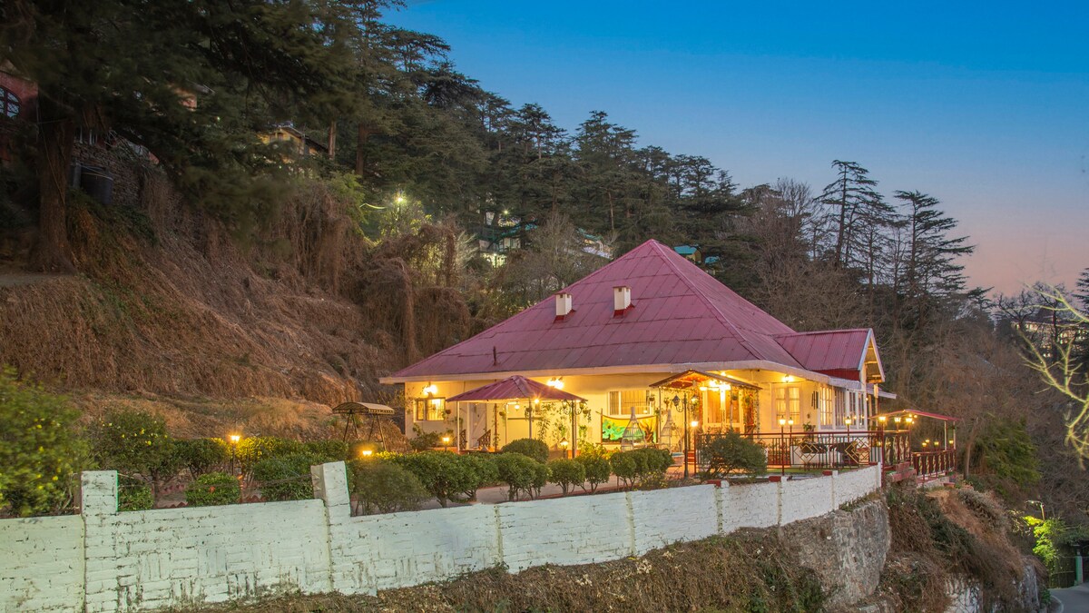 Shimla市中心的5卧室曼谷传统私人乡村小屋（ BHK Heritage Private Cottage ）