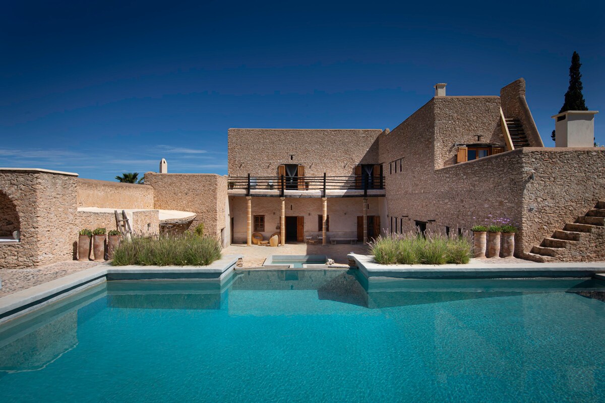 Villa, piscine, bassin, oliveraie privée
