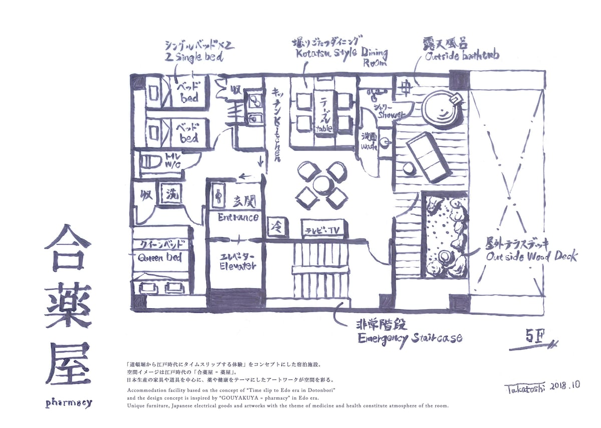 道顿堀之宿 今昔荘花园浴室『合药屋』