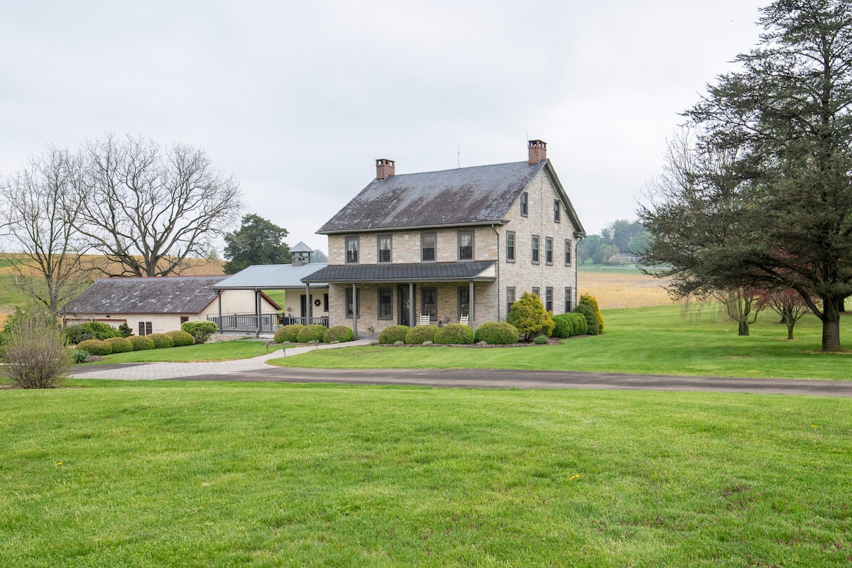 Spring Haven Farm ， 1800年代农舍，占地82英亩！