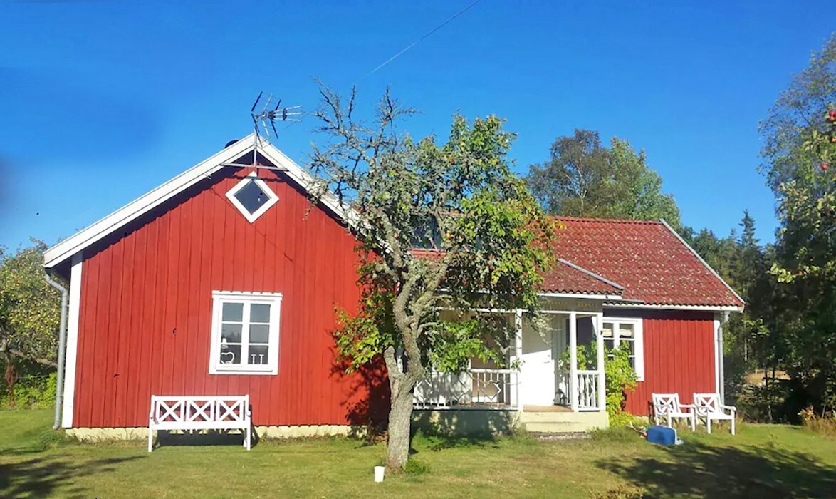 Typisches Schwedenhäuschen in Smaland