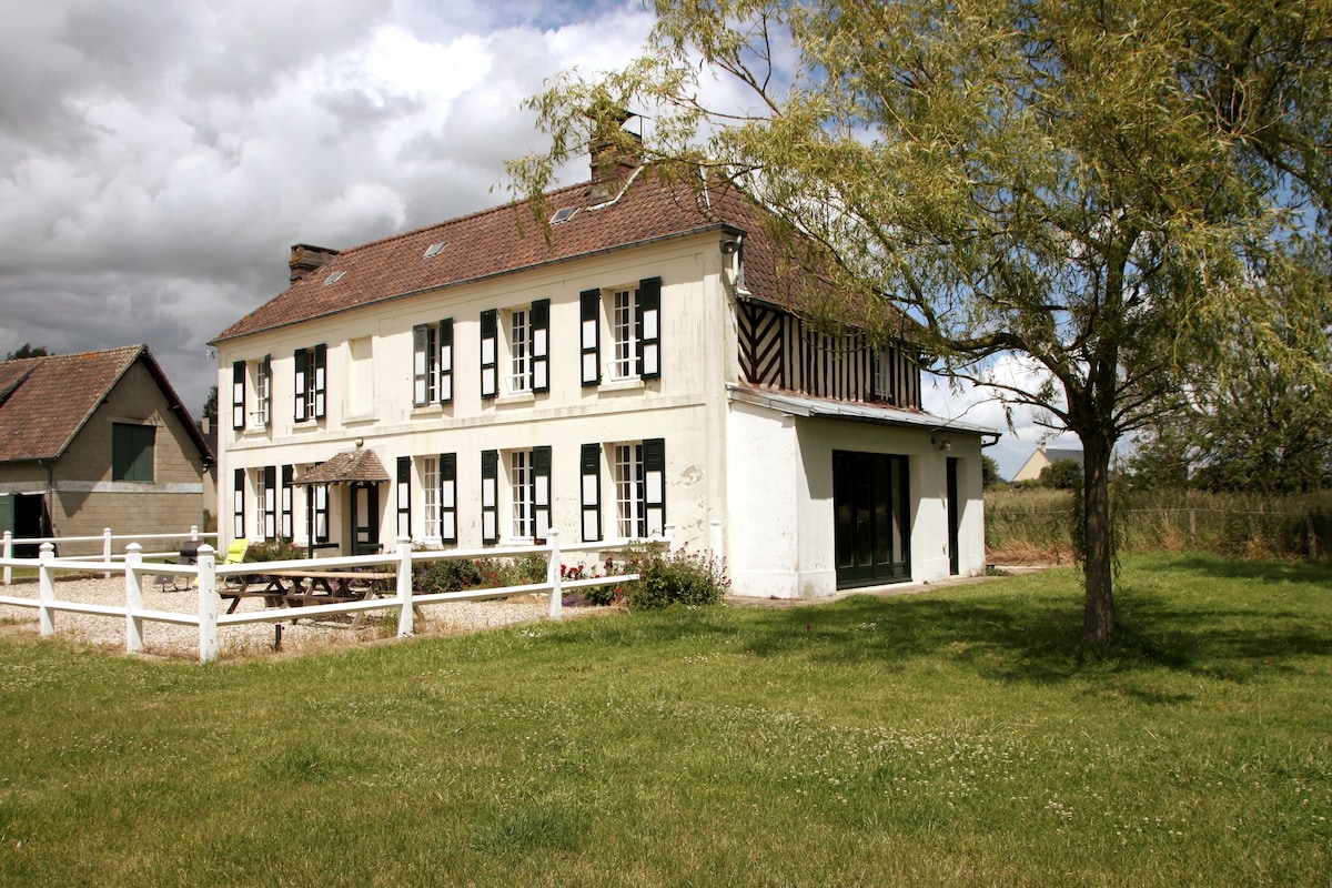 Grande maison familiale normande, mer à 15 mn