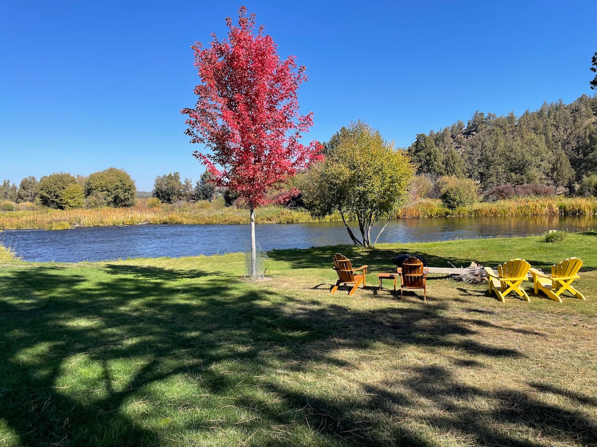 Riverfront Home in Downtown Tumalo, Pet Friendly