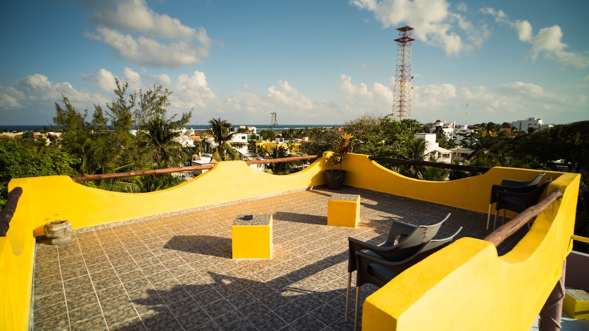 Casa Loreto- Studio A Puerto Morelos * * Beachside * *