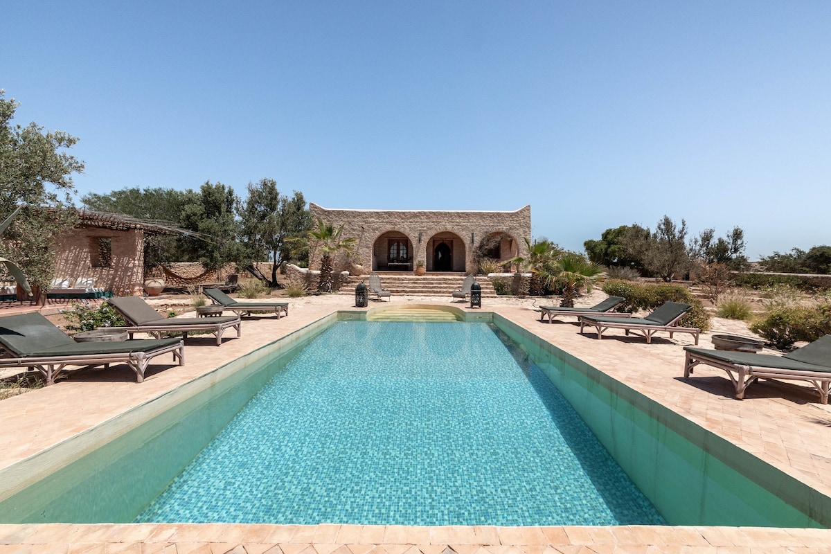 靠近Essaouira的别墅游泳池