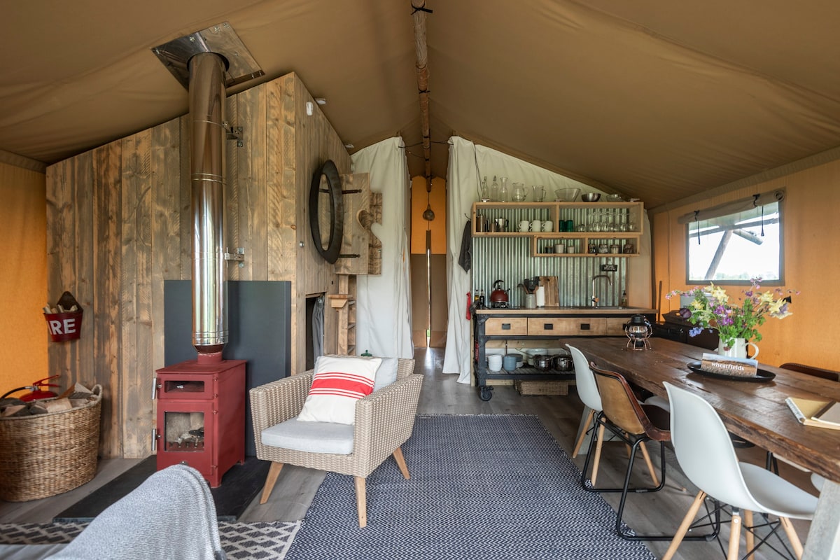 惠特菲尔德豪华Glamping Nr Rye & Camber Sands