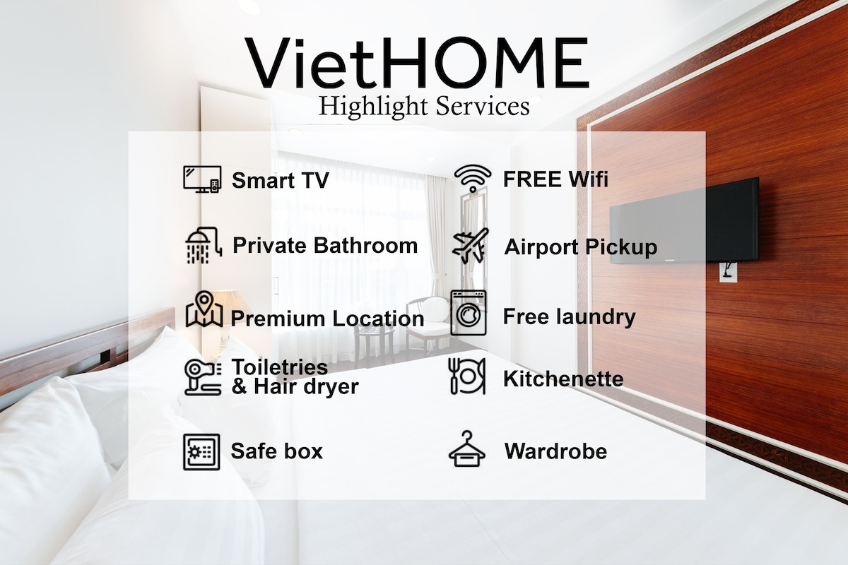 ✪VietHOME6✪ 1分钟➔HoanKiemLAKE★ KitChen✪ FREELaundry✪